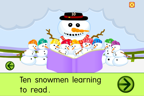 Sing along with your snowman!