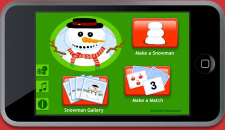 Starfall Snowman now an App!