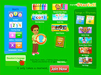 Does Starfall for pre-K provide audio visual aids for learning?